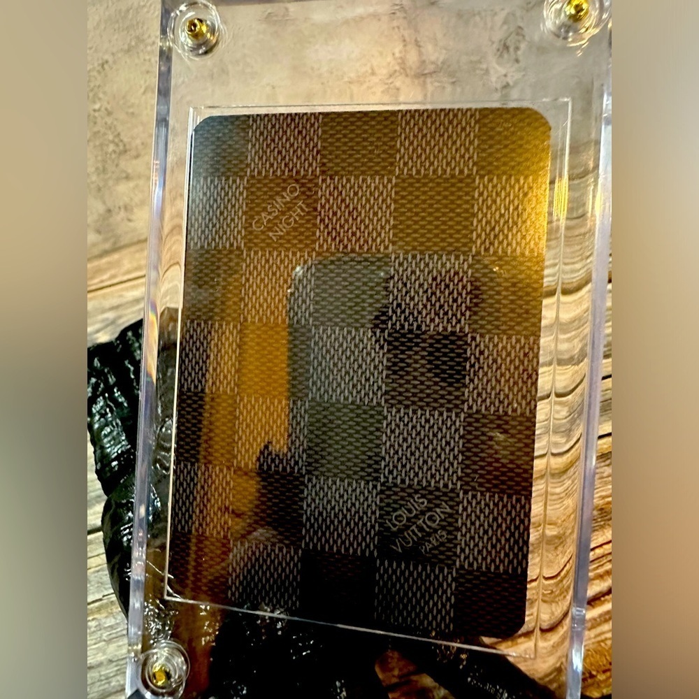 Louis Vuitton Damier Graphite Casino Night Playing Card 8 Heart Ltd​​​ - Picture 2 of 3